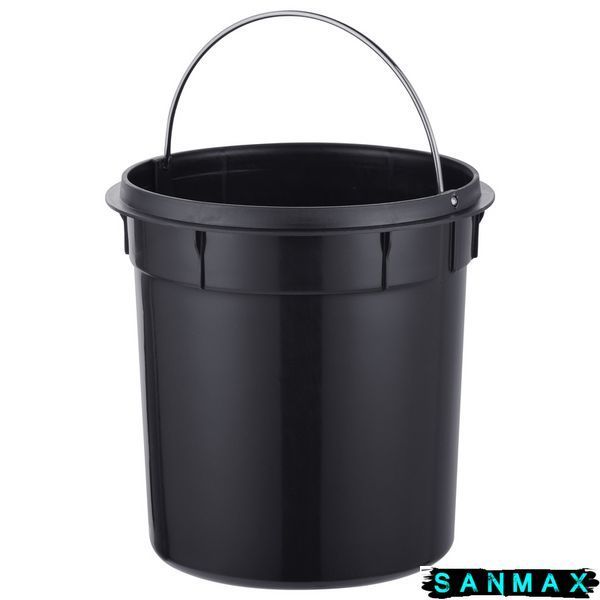 Відро для сміття з плавним закриттям кругле Mixxus Ellipse-TC0205 Матове Золото (MI8400) MI8400 фото