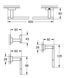 Набір аксесуарів 4 в 1 Grohe Essentials Cube New (40778001) 40778001 фото 2