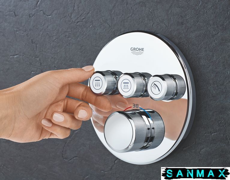 Термостат прихованого монтажу на 3 споживача Grohe Grohtherm SmartControl (29121000) 29121000 фото
