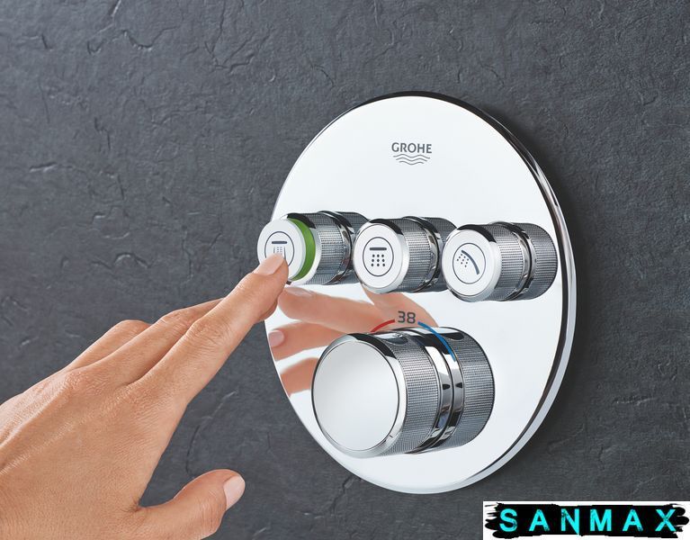 Термостат прихованого монтажу на 3 споживача Grohe Grohtherm SmartControl (29121000) 29121000 фото