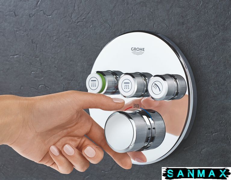 Термостат прихованого монтажу на 3 споживача Grohe Grohtherm SmartControl (29121000) 29121000 фото