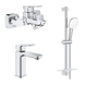 Комплект змішувачів для ванни Grohe Cubeo (UA125246M) UA125246M фото 3