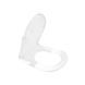 Кришка для унітазу Koer AC-0101-SEAT COVER 450х390х80mm дюропласт з мікроліфтом (KR5617) KR5617 фото 3