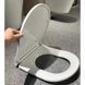 Кришка для унітазу Koer AC-0101-SEAT COVER 450х390х80mm дюропласт з мікроліфтом (KR5617) KR5617 фото 2