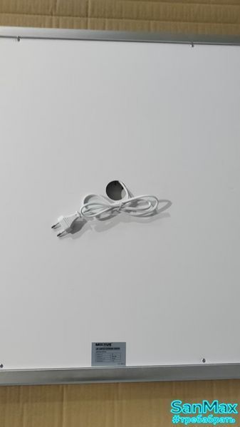 Дзеркало Mixxus Warm MR02-80x60 (годинник+температура, Led-підсвічування, антизапотівання) (MI6004) MI6004 фото