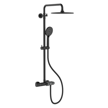 Душова система термостатична Koer KB-55014-05 Чорна (KR4733) KR4733 фото