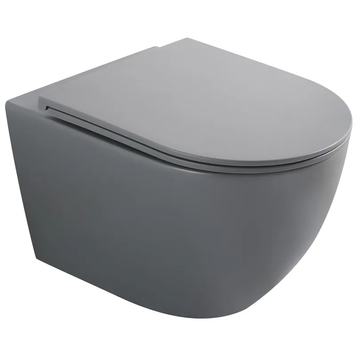 Унітаз підвісний Mixxus Premium Ellipse-0308-T3 Сірий 490x360x360mm система змиву Tornado 3.0 (MP6654) MP6654 фото