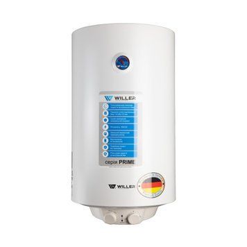 Бойлер Willer 50л EV50DR Prime круглий вертикальний сухий тен 2 кВт (EV50DR-Prime) EV50DR-Prime фото