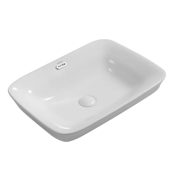 Раковина врізна на стільницю Mixxus Premium Style-1601 590х420х180mm з переливом (MP6570) MP6570 фото