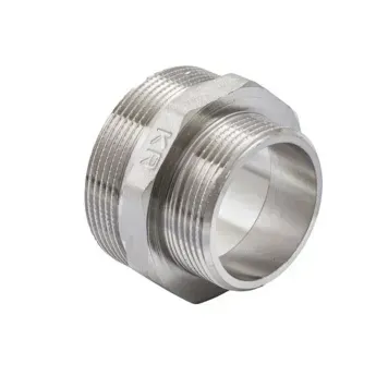 Ніпель нікельований 1 1/2х2 Koer KF.N1620 (KR3223) KR3223 фото