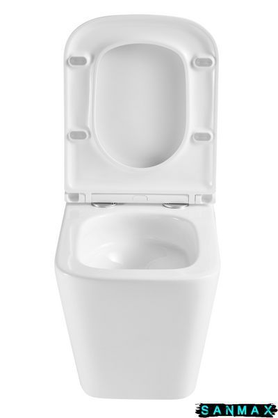 Унітаз підвісний Mixxus Premium Quadro-0301-T3 490x340x360mm, система змиву Tornado 3.0 (MP6453) MP6453 фото