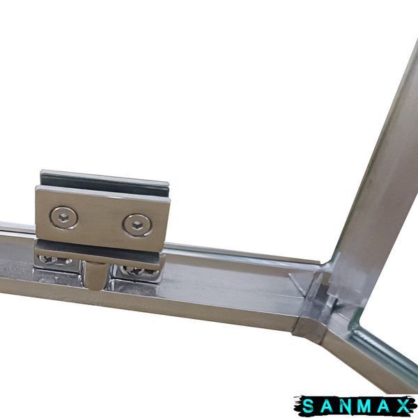 Душова кабіна без піддону Koer SR SC06-90x90x200-TR-01 прозоре скло Easy Clean 8мм, хром (KR5364) KR5364 фото