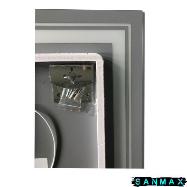 Дзеркало Zerix Alive MR06-80x60-REVERSE з LED Touch, Anti-fog, димером, регулятором яскравості (ZX6062) ZX6062 фото