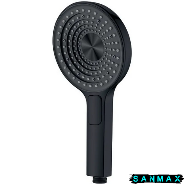 Лійка ручна для душу Koer KP-0403-05 (3 режими) Чорна (KR4993) KR4993 фото