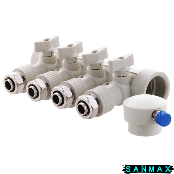 Колектор розподільний 4-way з фітингом 40x20 PPR Koer K0192.PRO 16 (KP2557) KP2557 фото