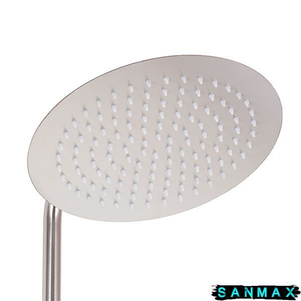 Душова система зі змішувачем Zerix Asa-009-J Нерж (ZX4805) ZX4805 фото