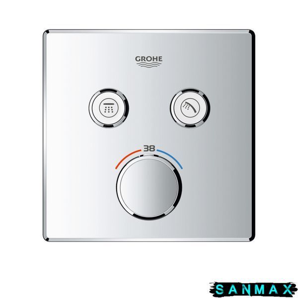 Термостат прихованого монтажу на 2 споживача Grohe Grohtherm SmartControl (29124000) 29124000 фото