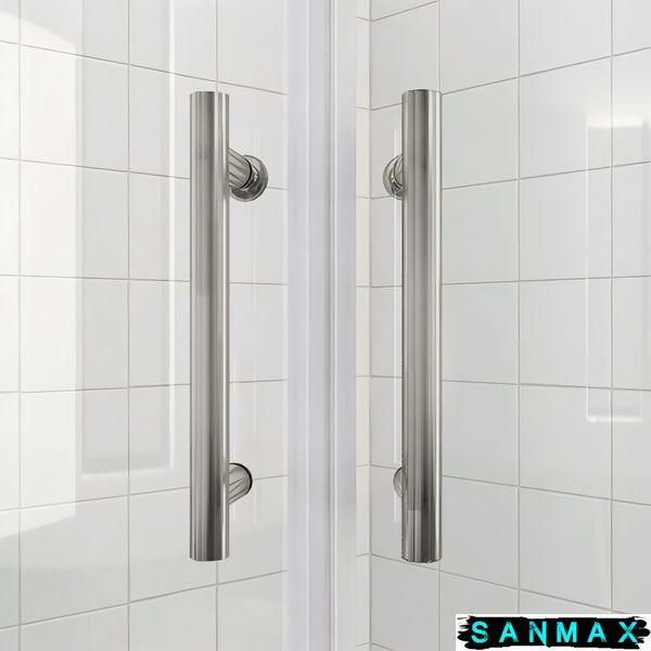 Душова кабіна без піддону Koer SR SC04-90x90x195-TR-02 прозоре скло Easy Clean 5мм SS Color (KR5682) KR5682 фото
