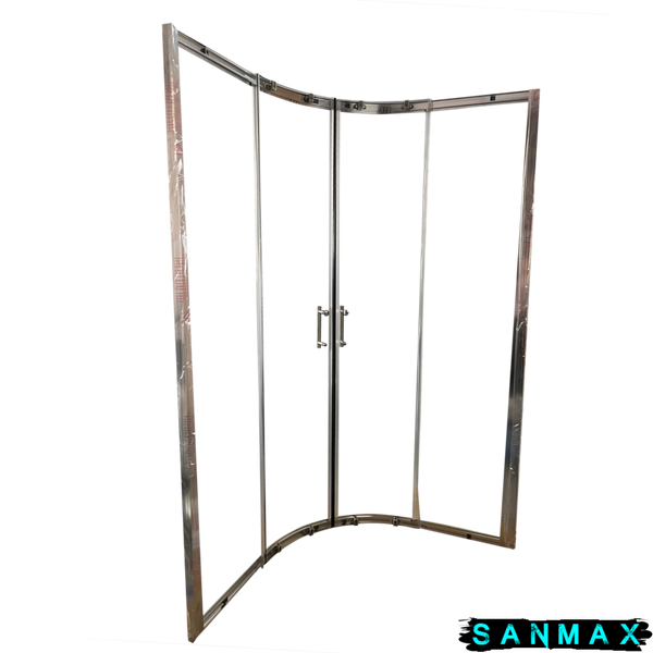 Душова кабіна без піддону Koer SR SC04-90x90x195-TR-02 прозоре скло Easy Clean 5мм SS Color (KR5682) KR5682 фото