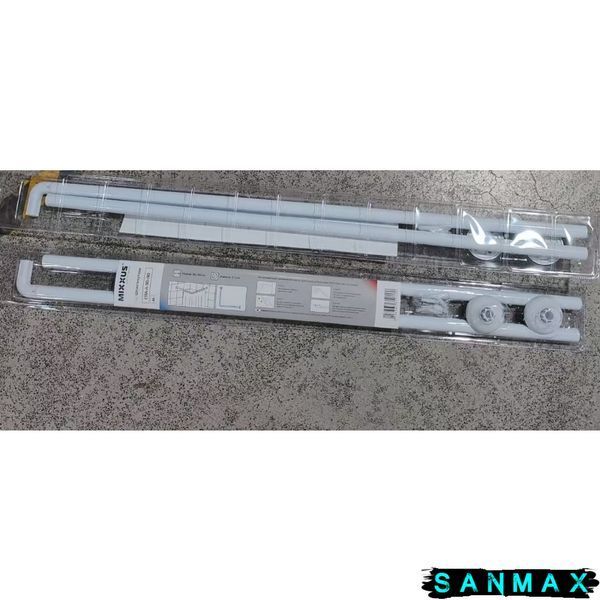 Штанга для шторки кутова Mixxus CRA-A-90x90 90x90cm (алюміній) (БЛІСТЕР) (AC3591) AC3591 фото
