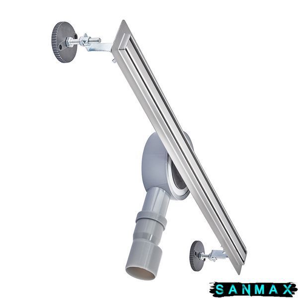 Душовий лінійний трап Mixxus Drain-05-60-Slim 30x600 із нержавіючої сталі (MI6165) MI6165 фото