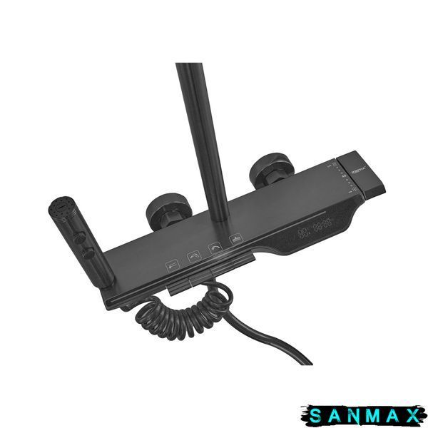 Душова система зі змішувачем Zerix Pbx-009-J Графіт (ZX5851) ZX5851 фото