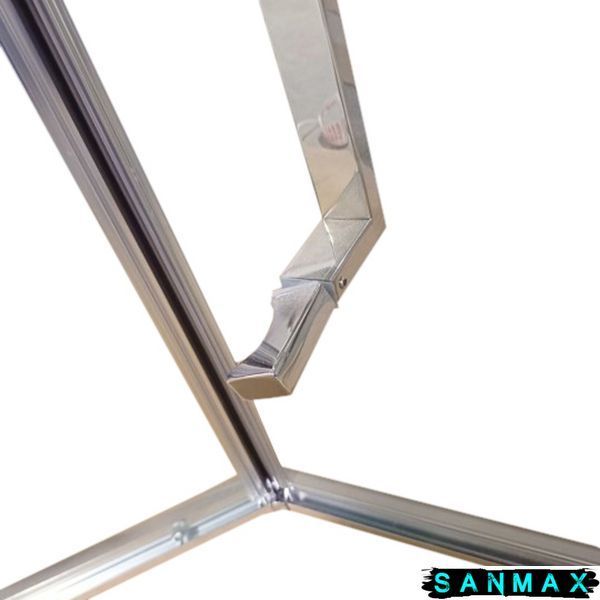 Душова кабіна без піддону Koer SR SC06-90x90x200-TR-01 прозоре скло Easy Clean 8мм, хром (KR5364) KR5364 фото