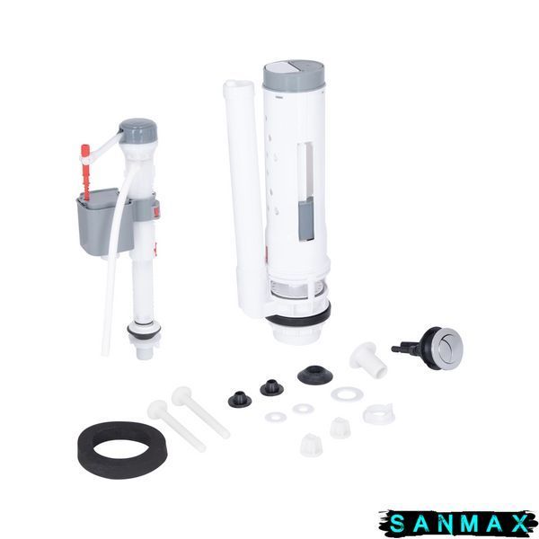 Бачок до унітазу-компакту Mixxus Bevel-0405-R Tank 605х370х800 зі зливною арматурою (MI8325) MI8325 фото