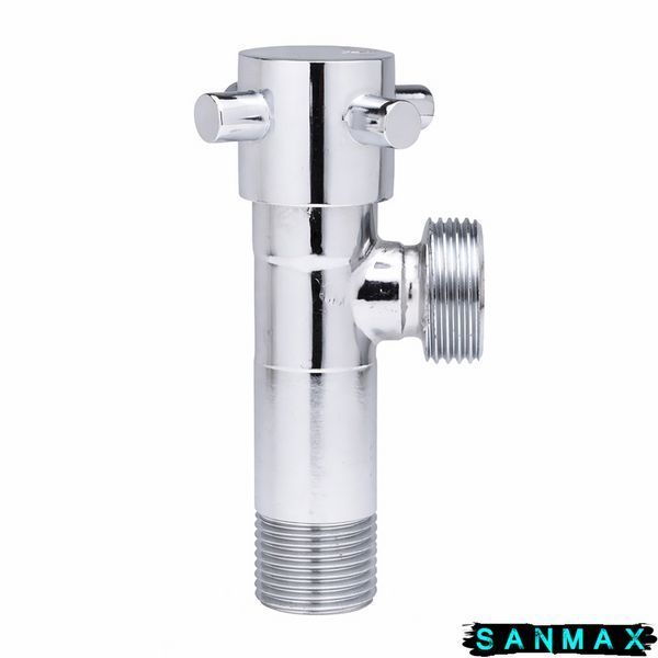Кран кульовий для підключення сантехприладів Sanlux ST-301 - 1/2"x3/4" (SL2927) SL2927 фото