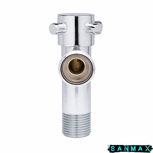 Кран кульовий для підключення сантехприладів Sanlux ST-301 - 1/2"x3/4" (SL2927) SL2927 фото