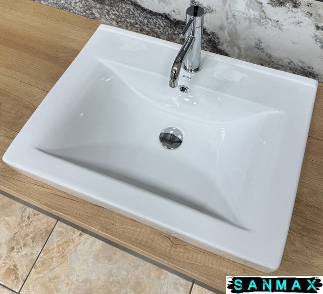 Умивальник врізний Vbi Bagnara 60 Білий VBI-018062 фото