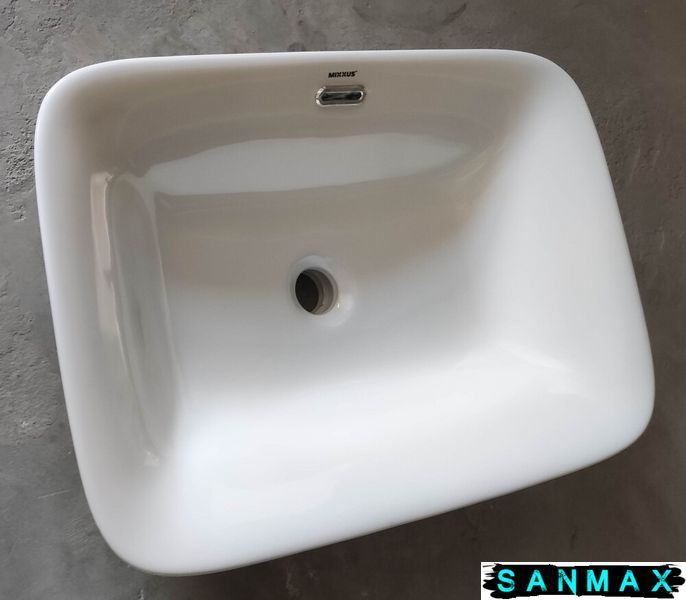 Раковина врізна на стільницю Mixxus Premium Style-1601 590х420х180mm з переливом (MP6570) MP6570 фото