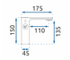 Змішувач для умивальника Rea Mils LCD Хром низький * REA-B2000 фото 6