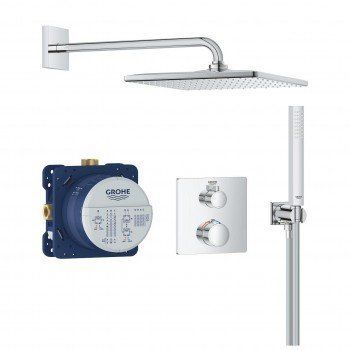 Вбудована душова система термостатична Grohe Grohtherm (34870000) 34870000 фото