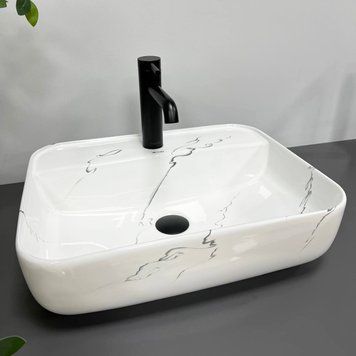 Умивальник накладний Vbi Ragusa Marmo Глянець VBI-014501 фото