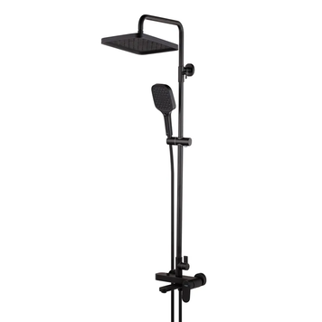Душова система зі змішувачем Koer KB-56030-05, 3 функції Чорна (KR5428) KR5428 фото