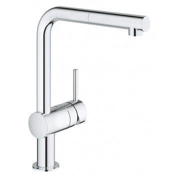 Змішувач для кухні з висувним виливом Grohe Minta (32168000) 32168000 фото