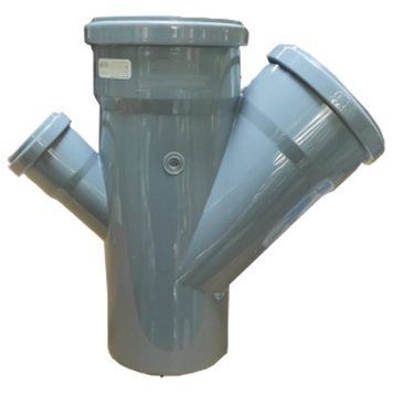 Хрестовина каналізаційна ПП 1пл 110х110х50х45&deg; 000027533 фото