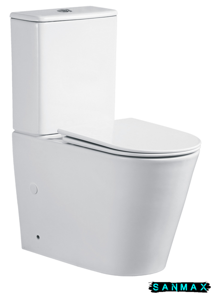 Унітаз-компакт Mixxus Bevel-0407-T1 630х350х795mm, система змиву Tornado 1.0 (MI6690) MI6690 фото