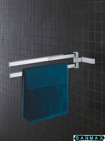Подвійний тримач для рушників Grohe Selection Cube (40768000) 40768000 фото