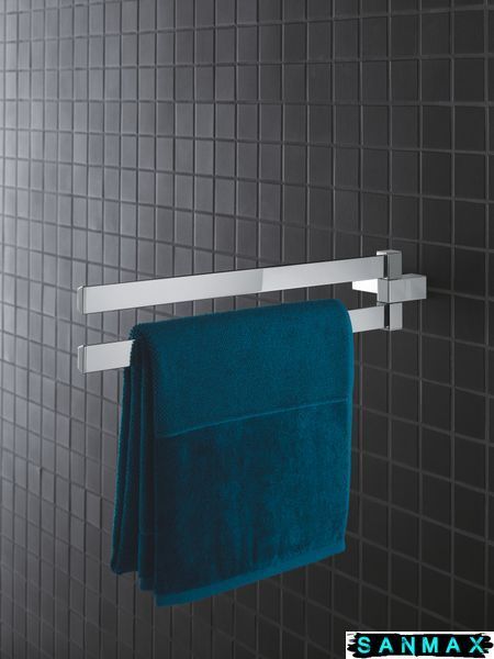 Подвійний тримач для рушників Grohe Selection Cube (40768000) 40768000 фото