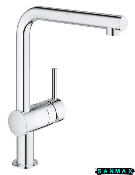 Змішувач для кухні з висувним виливом Grohe Minta (32168000) 32168000 фото