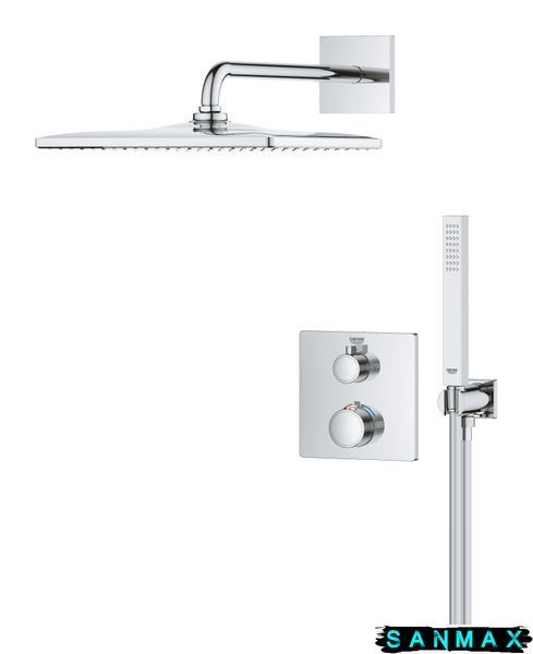 Вбудована душова система термостатична Grohe Grohtherm (34870000) 34870000 фото