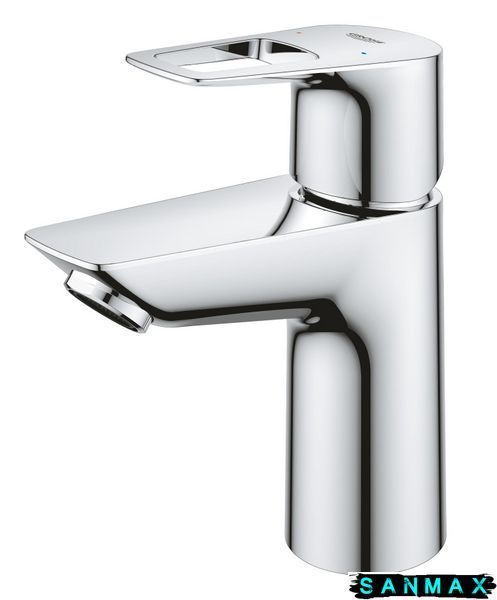 Одноважільний змішувач для умивальника S-Size Grohe BauLoop New з нажимним донним клапаном (23878001) 23878001 фото