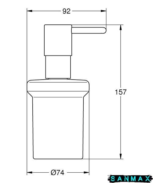 Дозатор рідкого мила Grohe Essentials New (40394001) 40394001 фото
