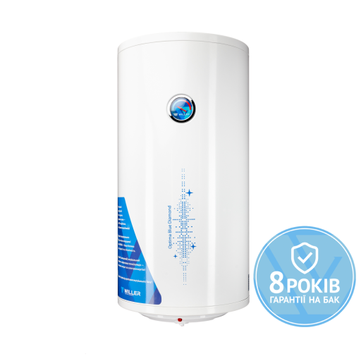 Бойлер Willer 80л EV80DR Optima круглий вертикальний сухий тен 2 кВт (EV80DR optima) EV80DR optima фото