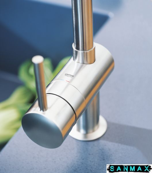 Змішувач для кухні з висувним виливом Grohe Minta (32168000) 32168000 фото