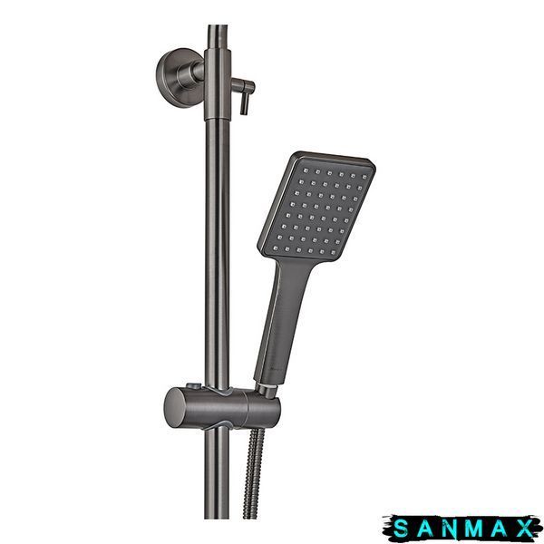 Душова система зі змішувачем і подовжувачем Haiba Alex 003-J Графіт (HB3996) HB3996 фото