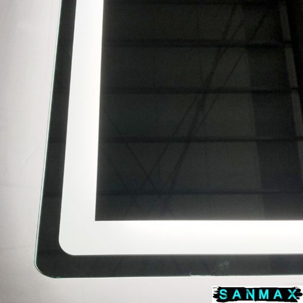 Дзеркало Zerix Mirra MR05-80x80 з LED Touch, Anti-fog, димером, регулятором яскравості (ZX6058) ZX6058 фото