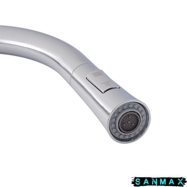 Змішувач для кухні з висувною лійкою Mixxus Premium PULL 014 (MI6958) MI6958 фото